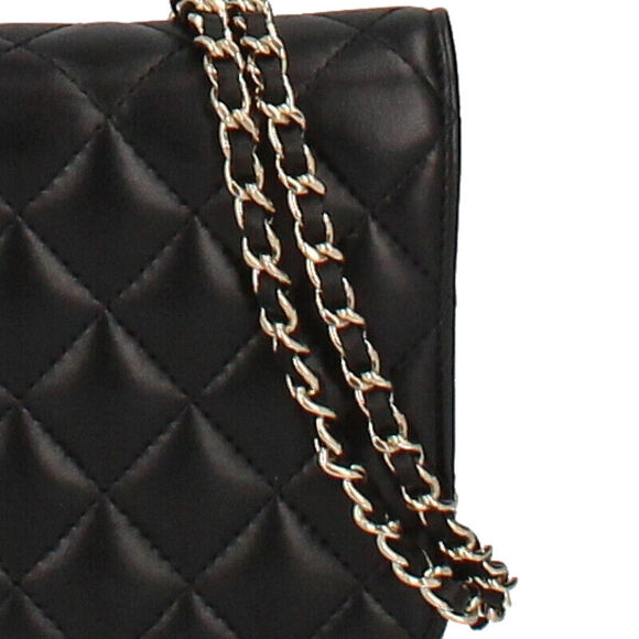 Chanel Matelasse Camellia Chain Wallet #140902C23B - Picture 2 of 9